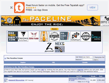 Tablet Screenshot of forums.thepaceline.net